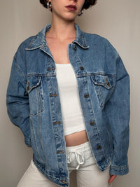 Veste en denim oversized M vintage
