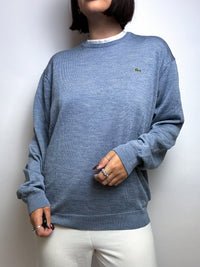 Vintage Lacoste light blue sweater S/M 