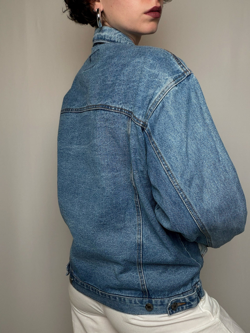 Veste en denim oversized M vintage
