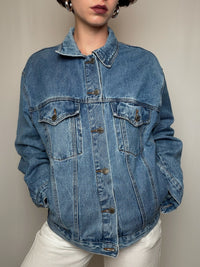 Veste en denim oversized M vintage