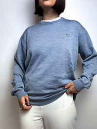 Vintage Lacoste light blue sweater S/M 