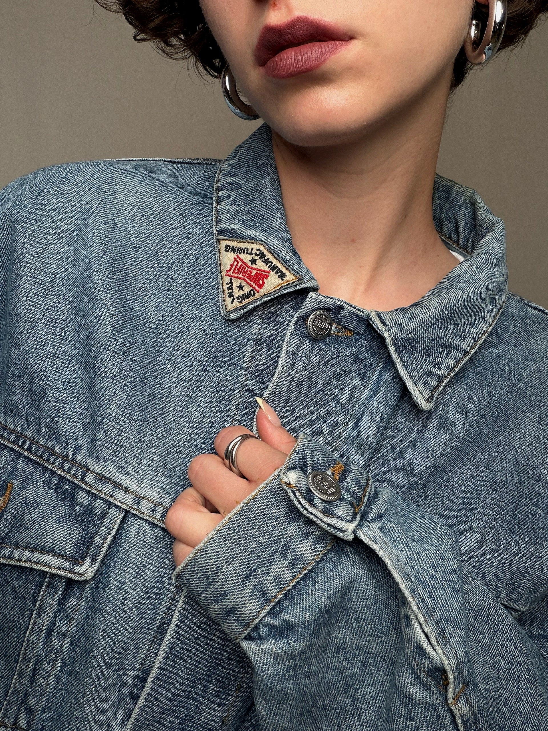 Veste en denim oversized Superifle XXL vintage