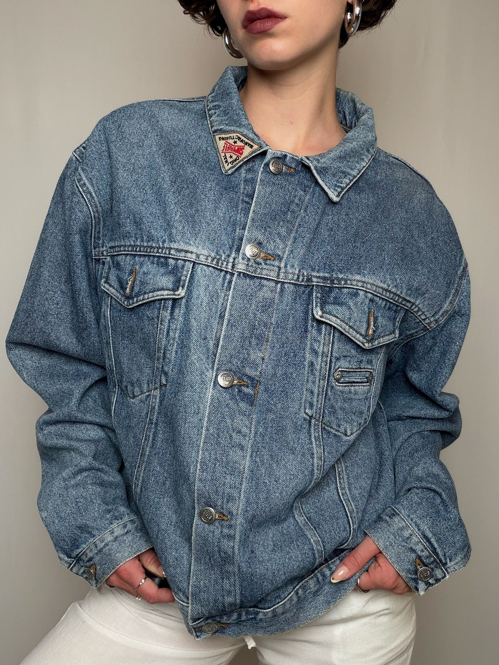 Veste en denim oversized Superifle XXL vintage
