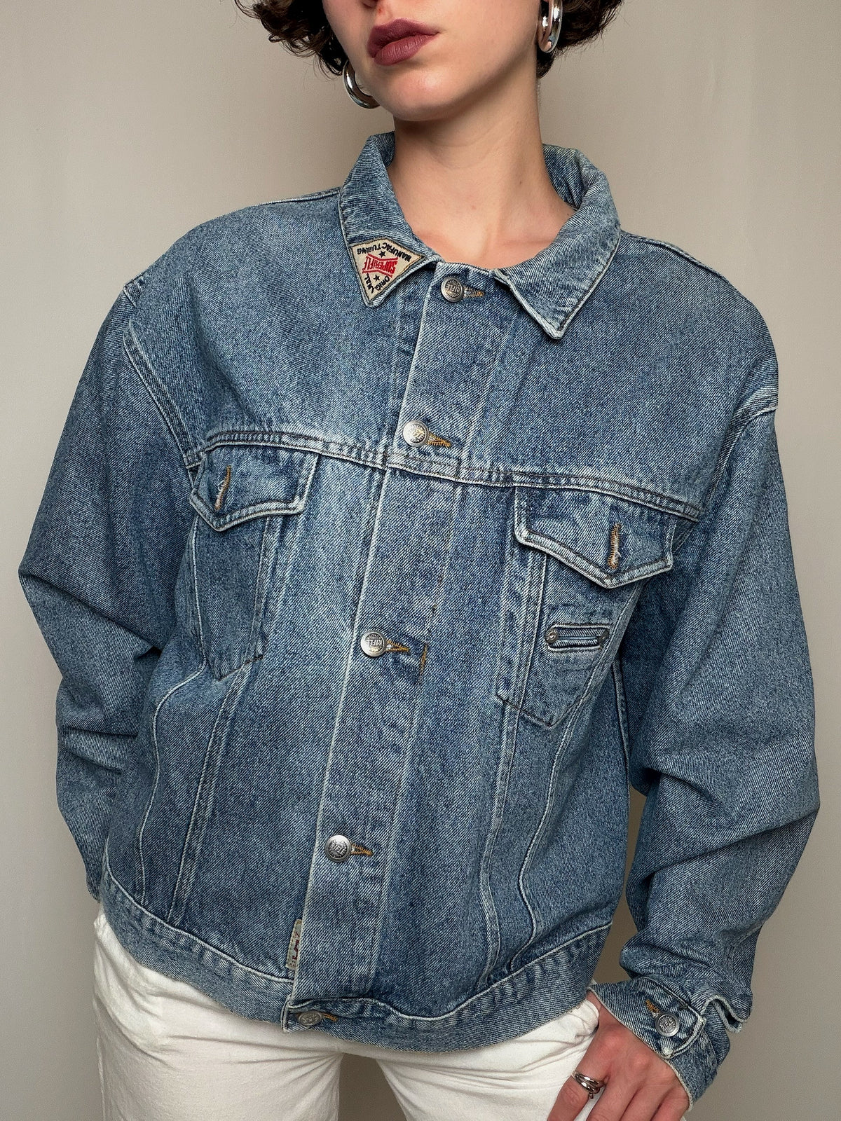 Veste en denim oversized Superifle XXL vintage