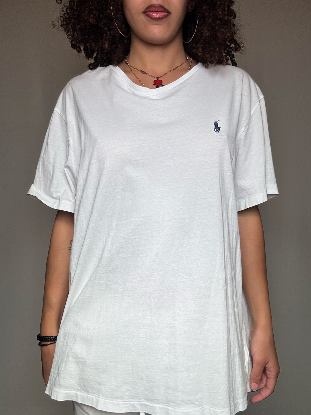 Tshirt blanc Ralph Lauren XL vintage