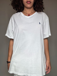 Tshirt blanc Ralph Lauren XL vintage