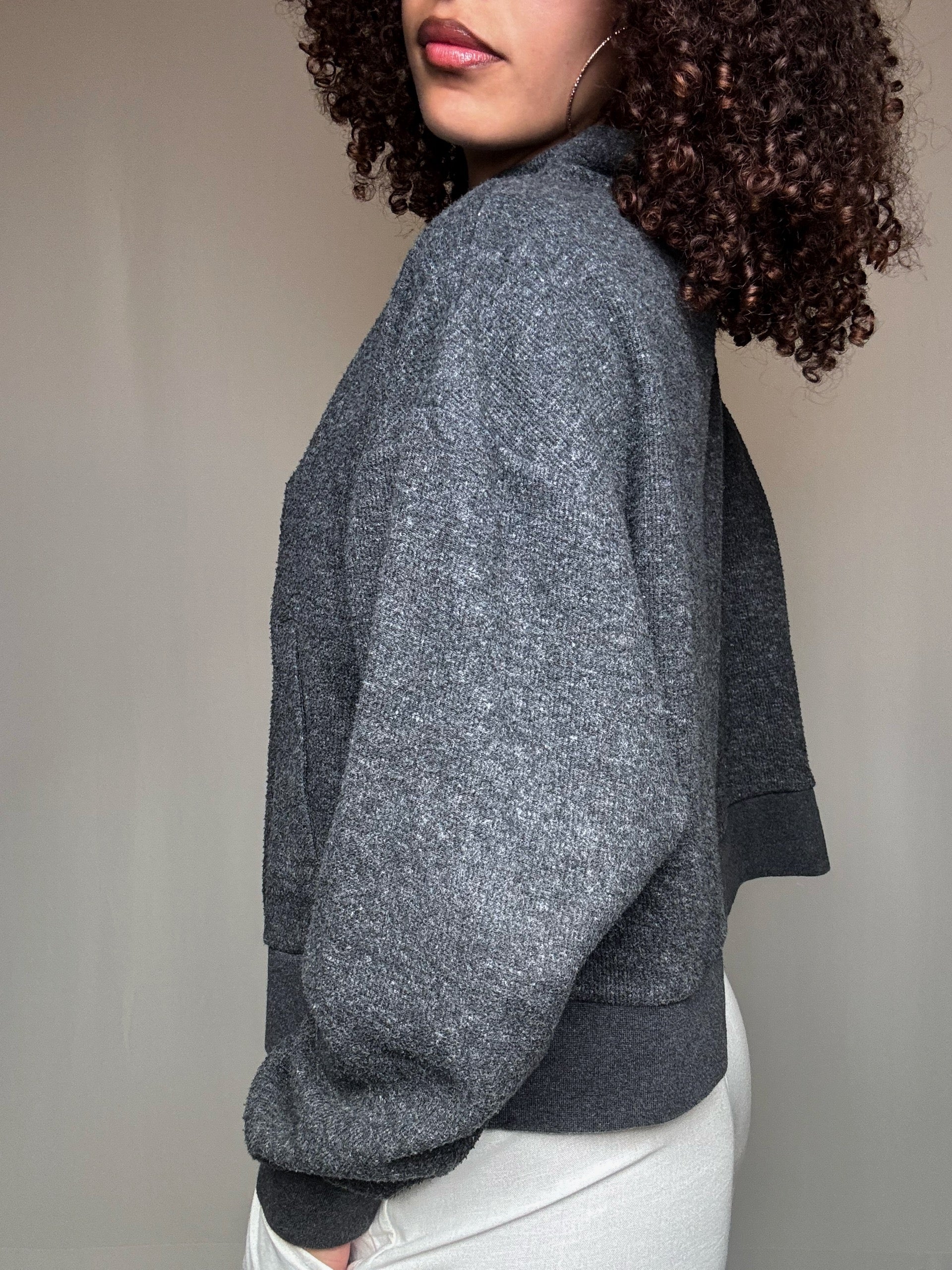 Pull crop col montant Nike S vintage