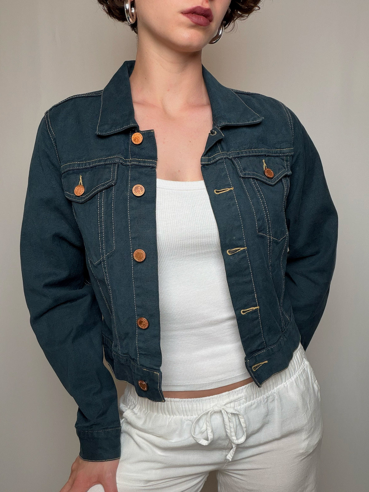 Veste en denim S/M vintage