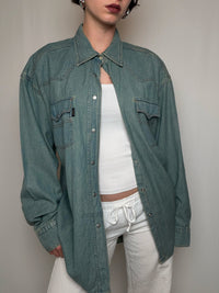 Chemise oversized en denim XL vintage