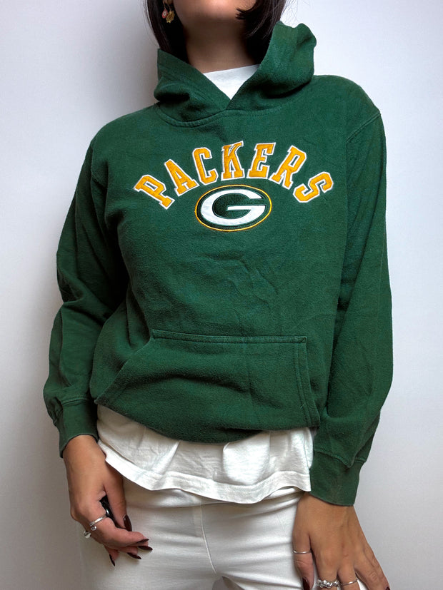 Pull américain Packers vert vintage S