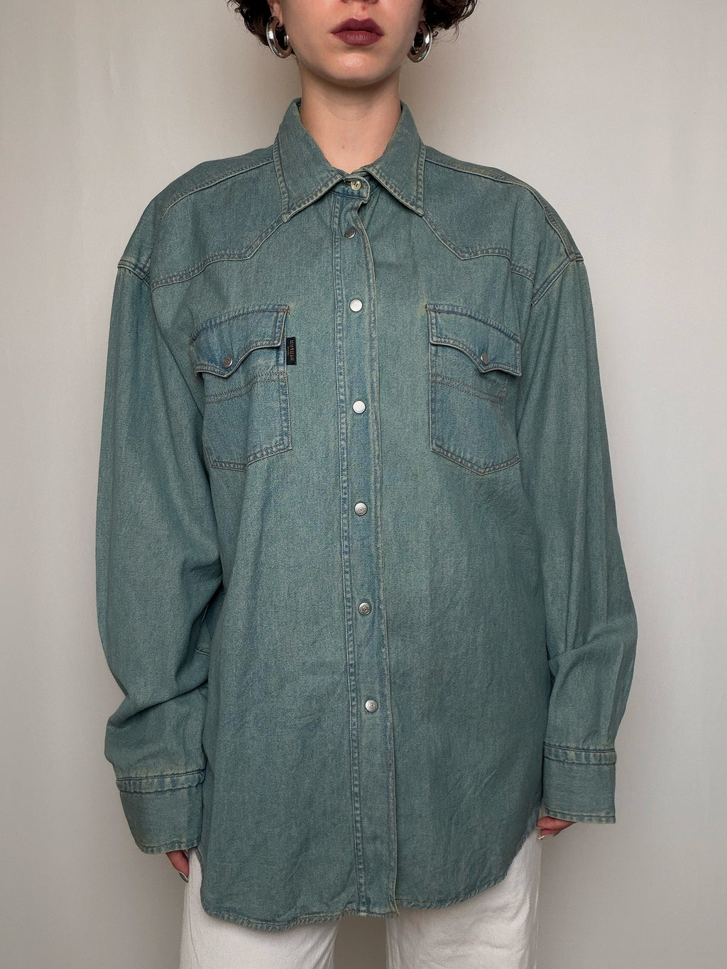 Chemise oversized en denim XL vintage