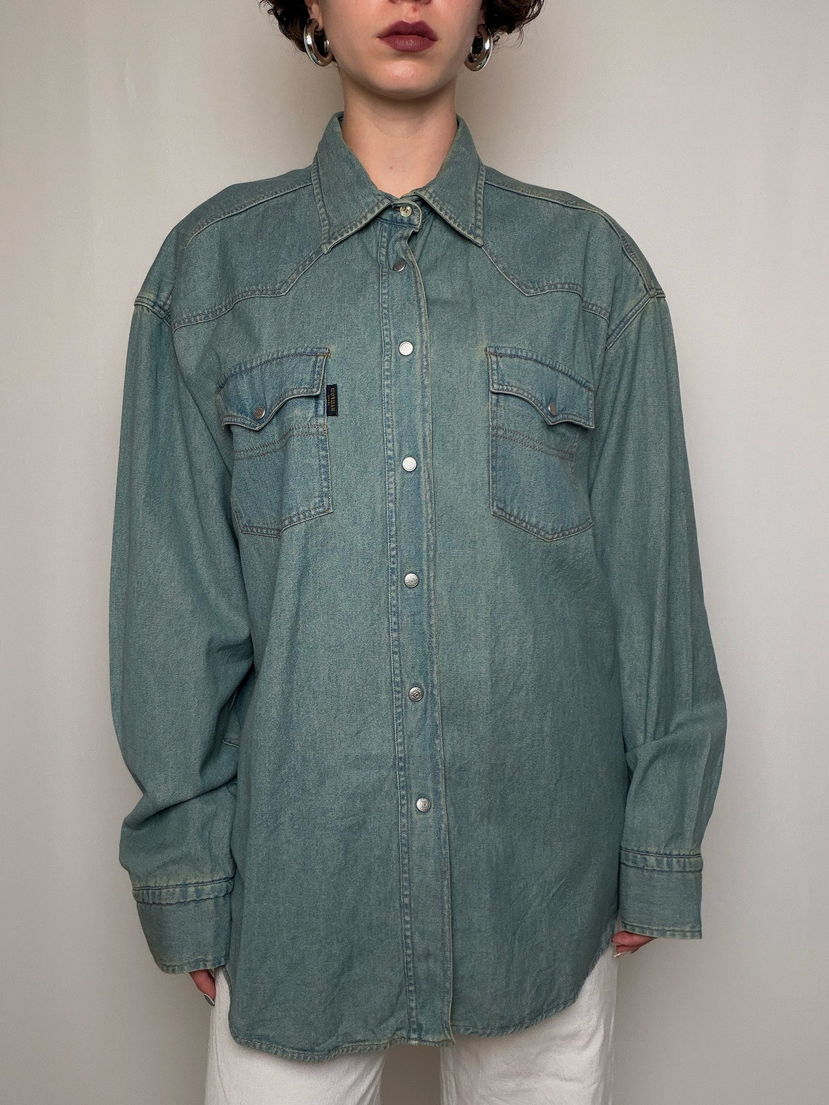 Chemise oversized en denim XL vintage
