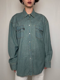Chemise oversized en denim XL vintage