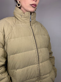 FILA L Vintage beige weiche puffige Daunenjacke