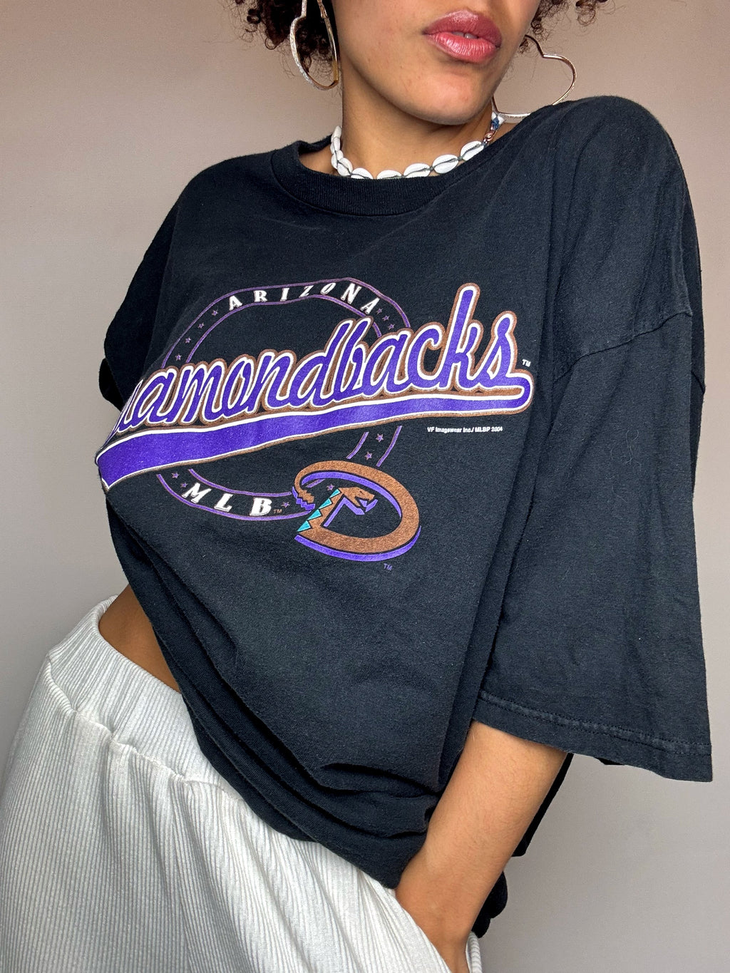 ARIZONA DIAMONDBACK XXL Vintage schwarzes T-Shirt