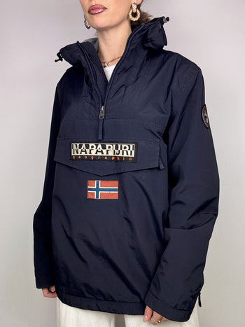 Doudoune parka marine NAPAPIJRI L vintage