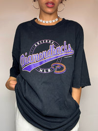 ARIZONA DIAMONDBACK XXL Vintage schwarzes T-Shirt
