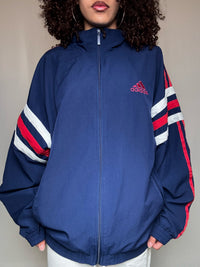 Jacket de sport Adidas marine L vintage
