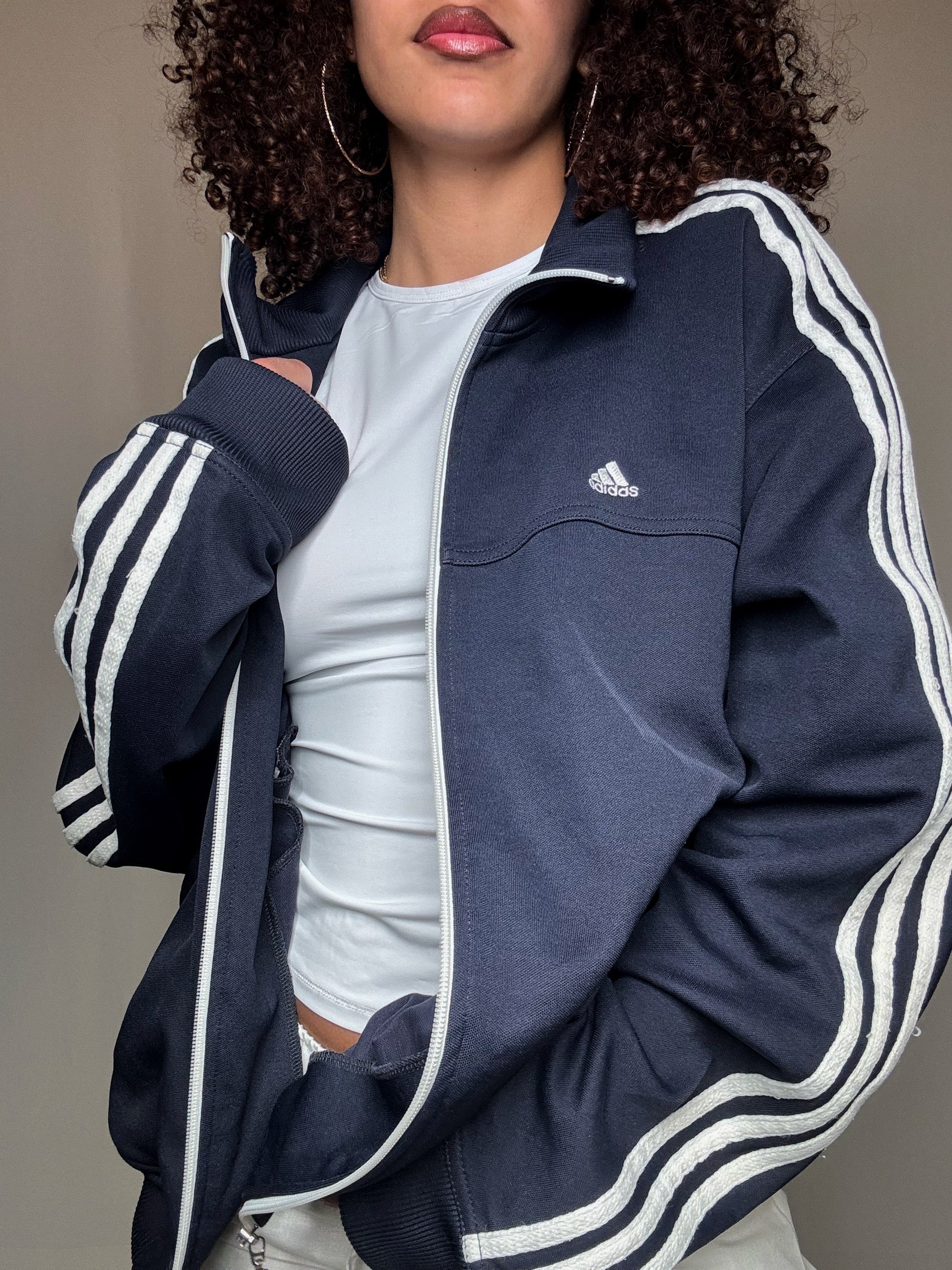 Jacket de sport Adidas marine XL vintage