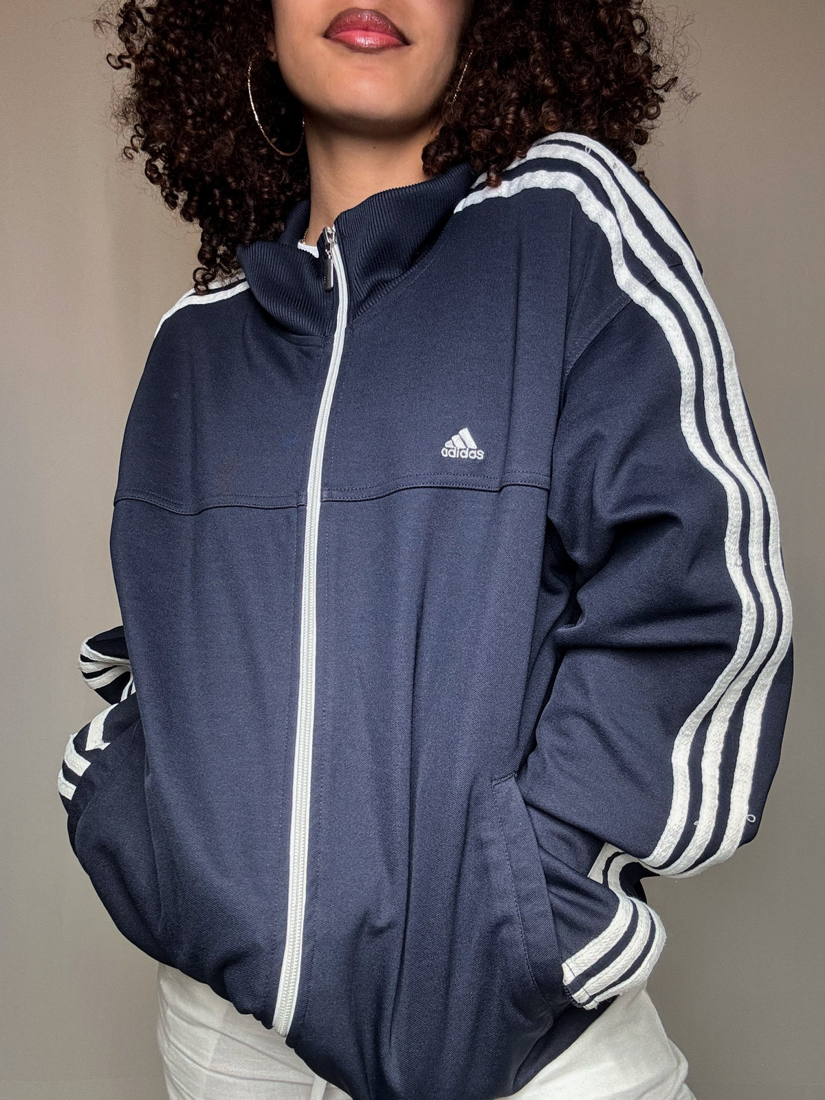 Jacket de sport Adidas marine XL vintage