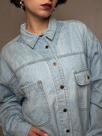 Chemise oversized en denim XL vintage