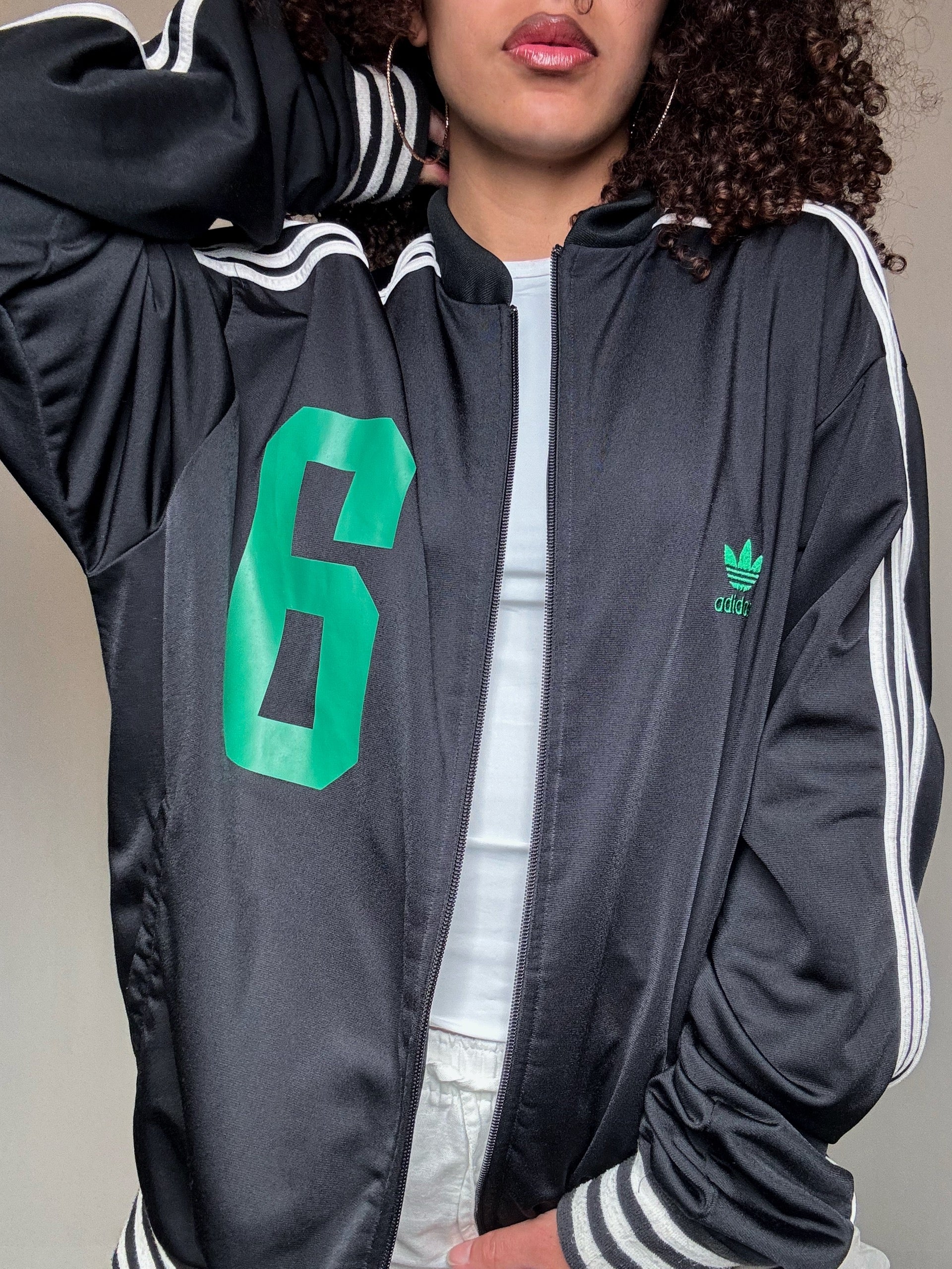 Jacket de sport Adidas x Beckenbauer noire XL vintage