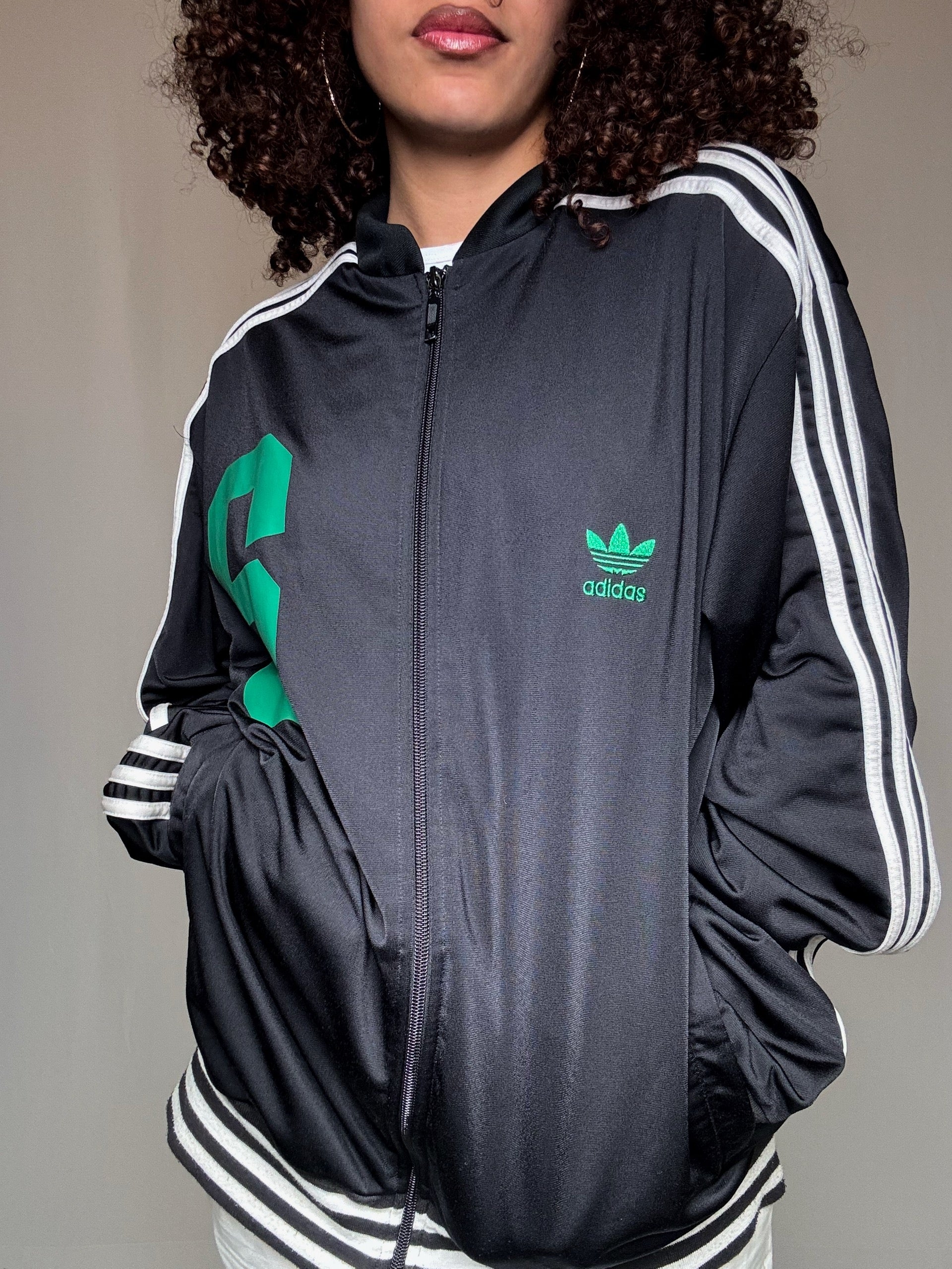 Jacket de sport Adidas x Beckenbauer noire XL vintage