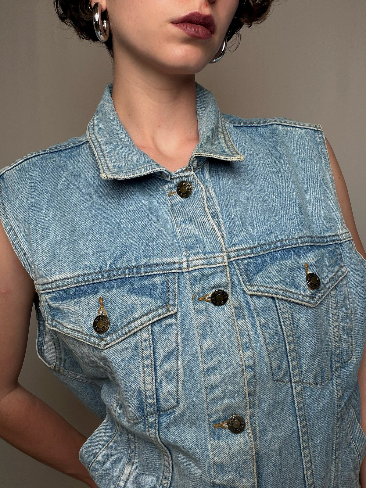 Gilet en denim S/M vintage