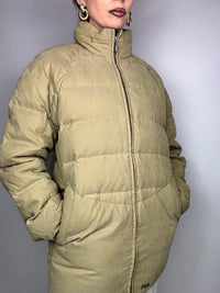 FILA L Vintage beige weiche puffige Daunenjacke