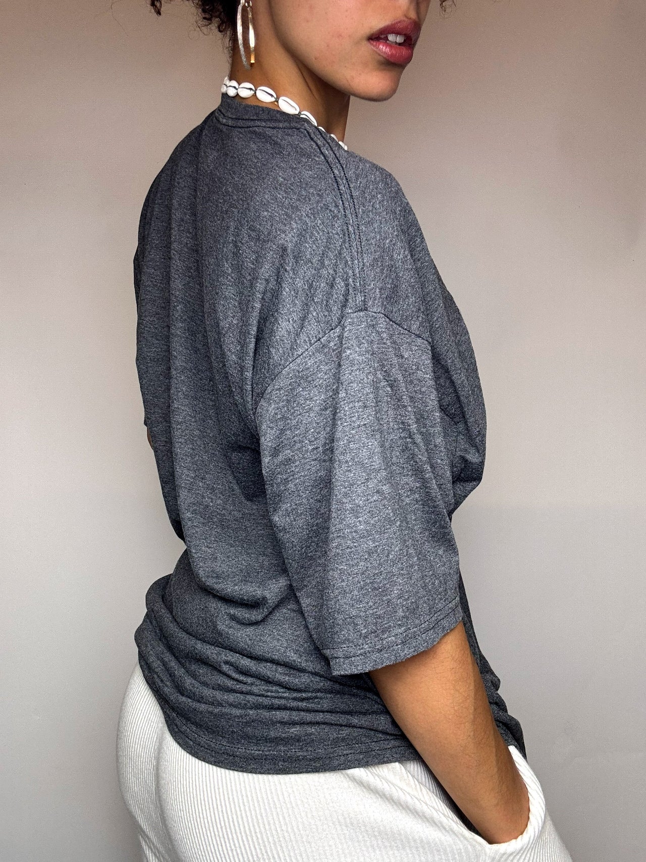 Tee shirt gris NFL x INDIANA POLIS L vintage