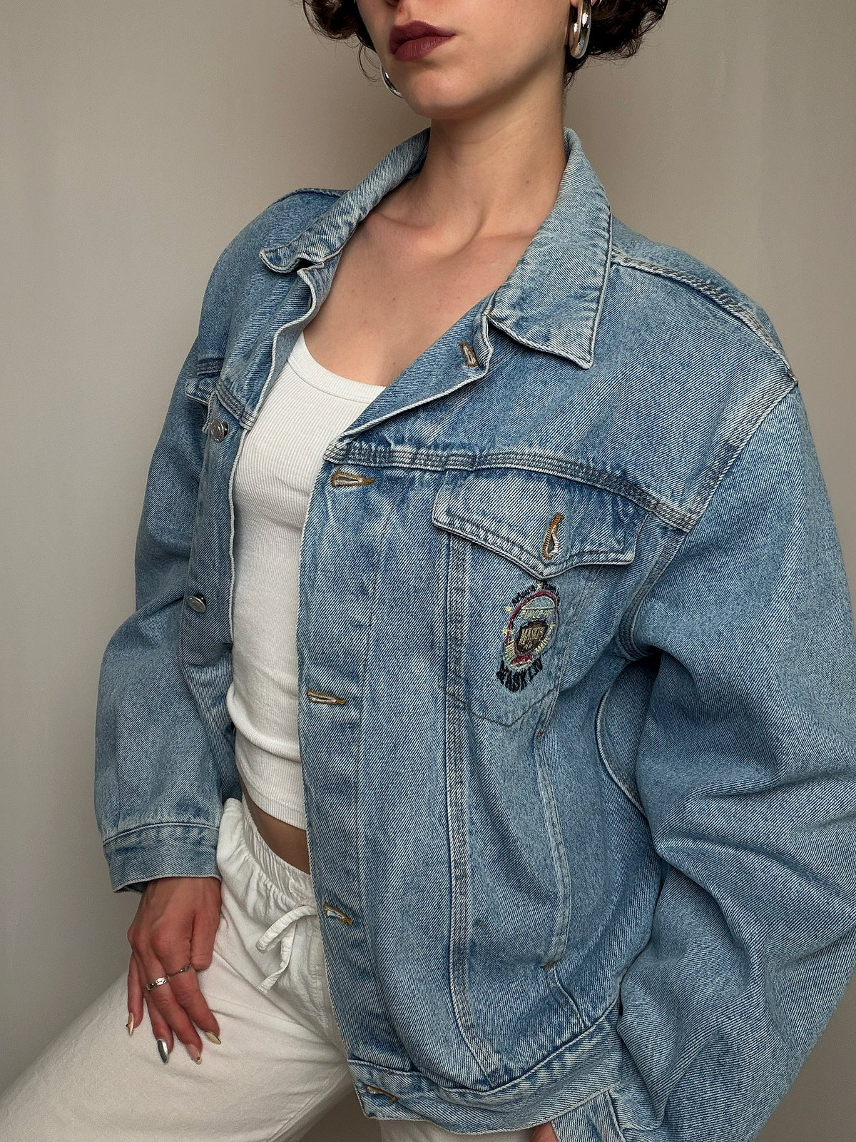 Veste en denim oversized Superifle XXL vintage