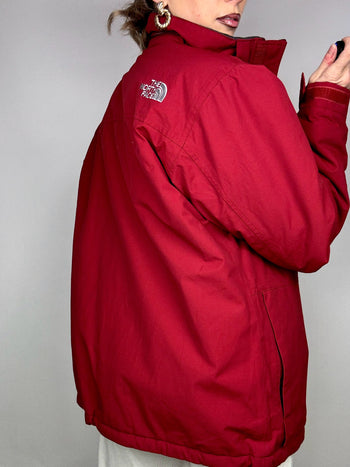 Doudoune parka rouge THE NORTH FACE S vintage