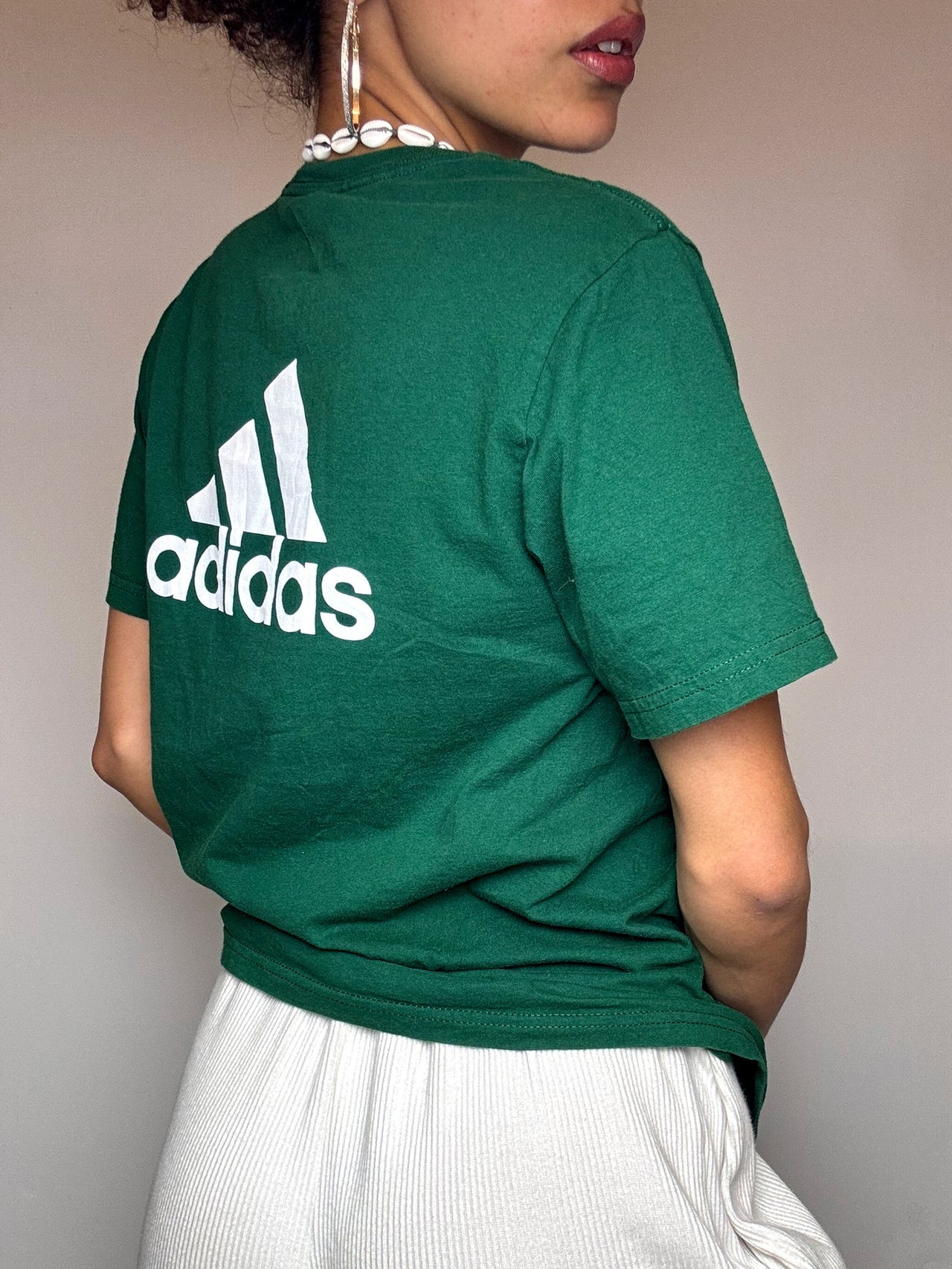 Tee shirt vert foncé ADIDAS x STRONSVILLE SOCCER S vintage