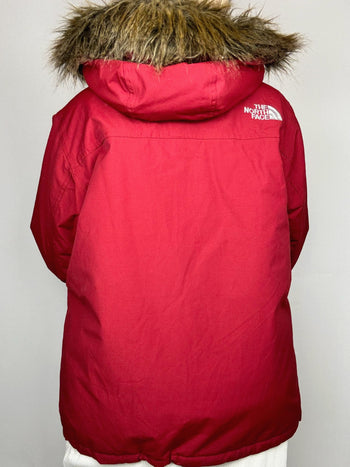 Doudoune parka rouge THE NORTH FACE S vintage