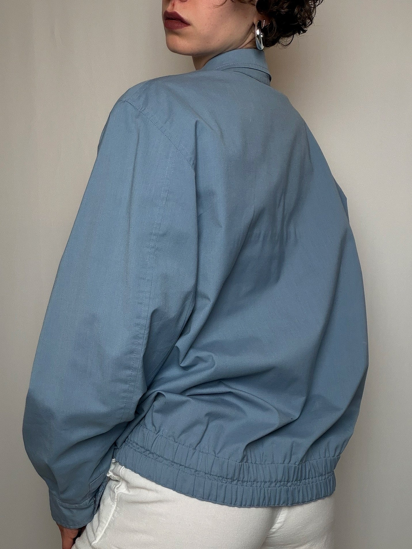 Wende-Sommerjacke blau XL Vintage