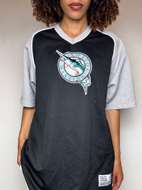 Vintage MLB x Florida Marlins Baseballtrikot, Größe L