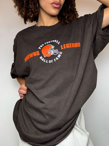 Tee shirt marron BROWNS LEGEND XL vintage