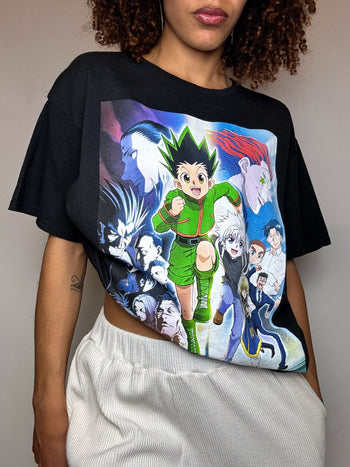 Tee shirt noir HUNTER x HUNTER L vintage