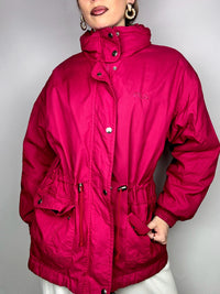 FILA L vintage fuchsia 2-in-1 down jacket
