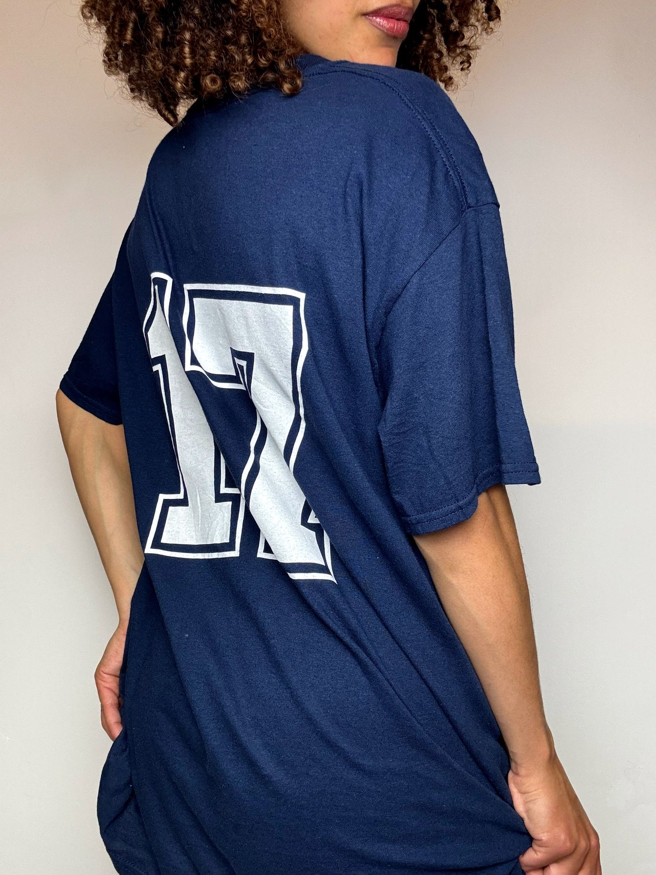 Tee shirt marine HILLTOP UNIVERSITY L vintage