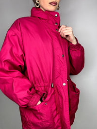 FILA L vintage fuchsia 2-in-1 down jacket
