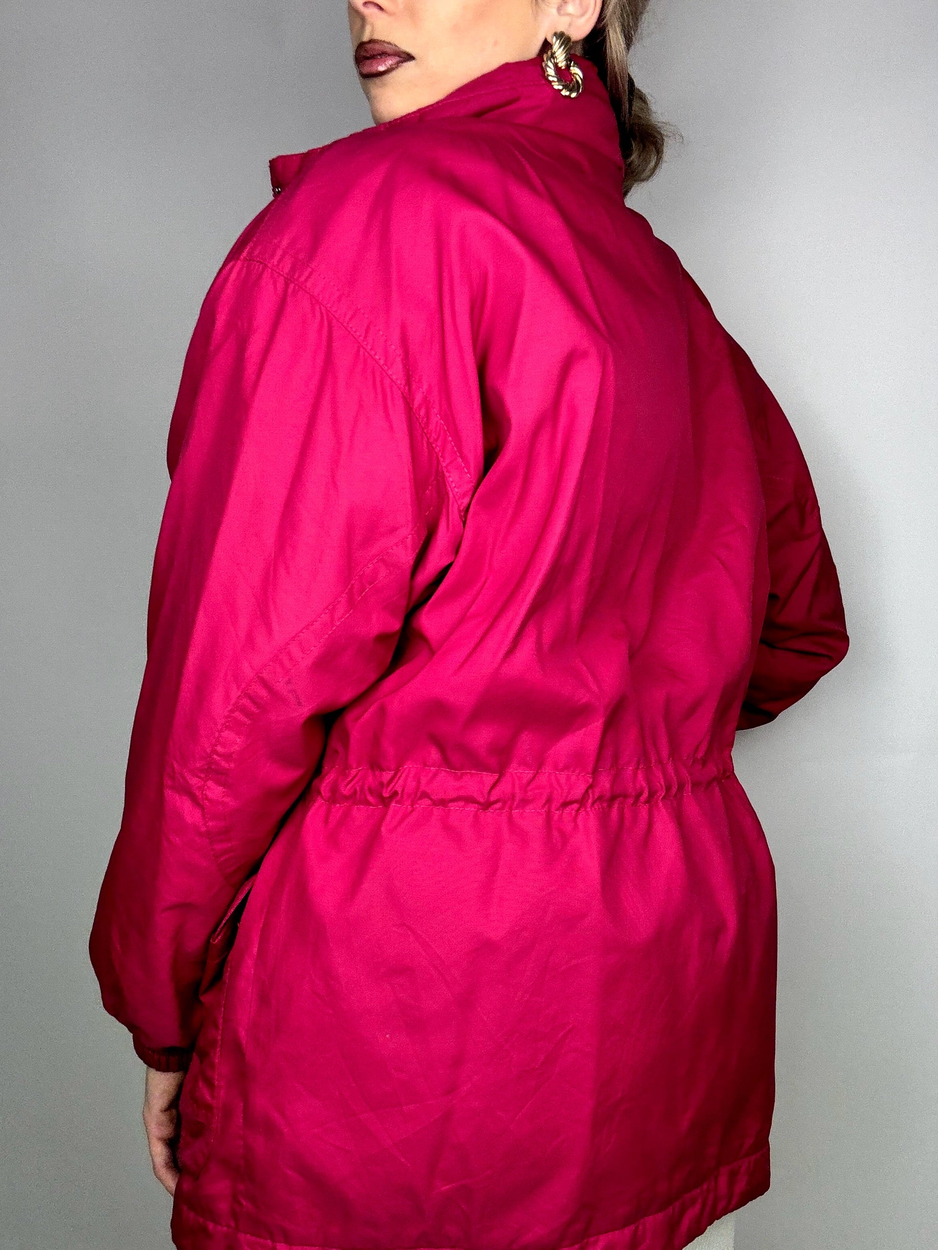 FILA L vintage fuchsia 2-in-1 down jacket