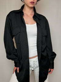 Chemise noire XL vintage