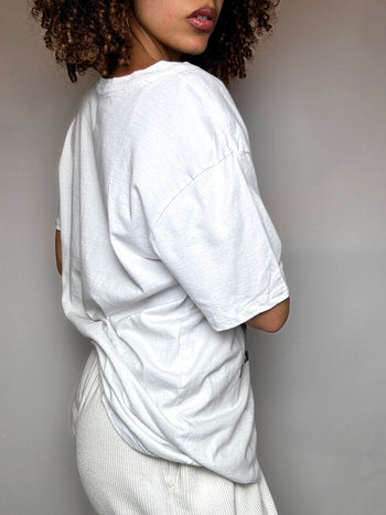 Tee shirt blanc DEMON SLAYER M vintage