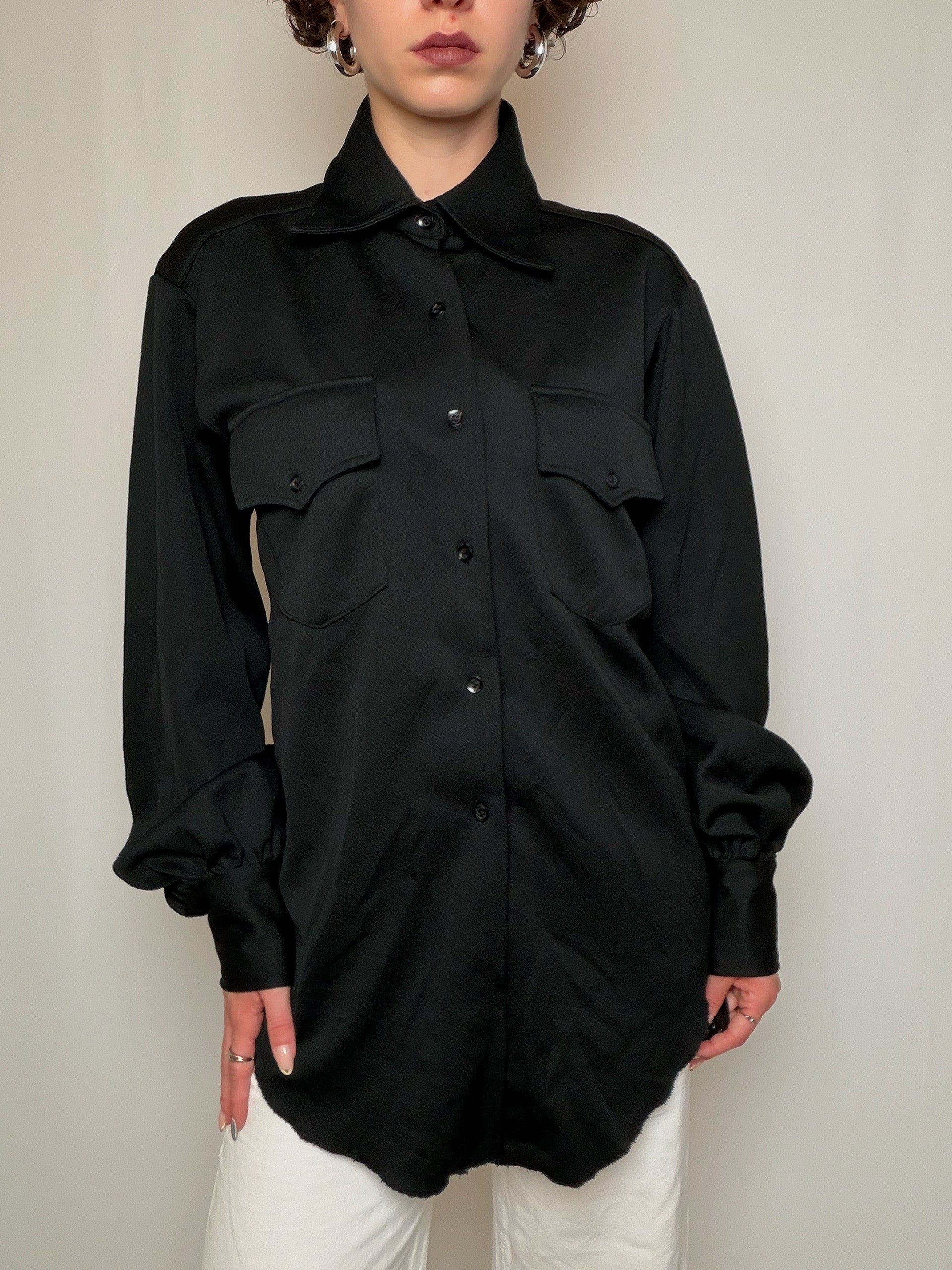 Chemise noire XL vintage