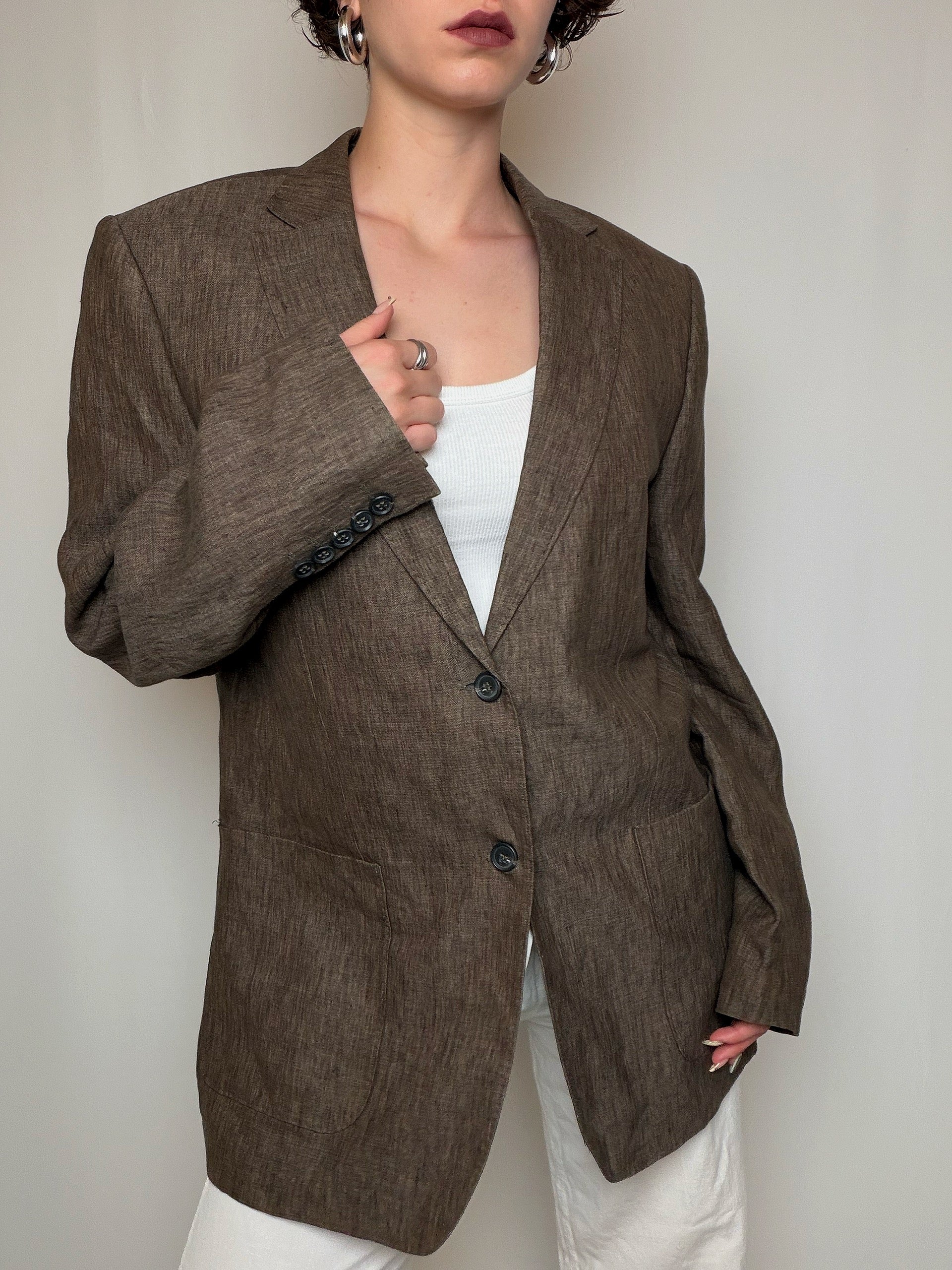 Blazer brun L vintage