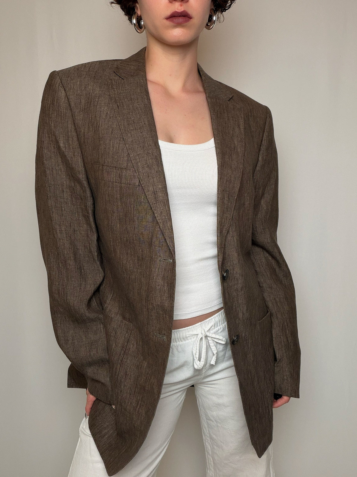 Blazer brun L vintage