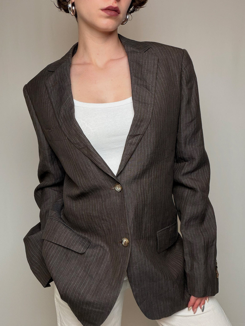 Blazer brun L vintage