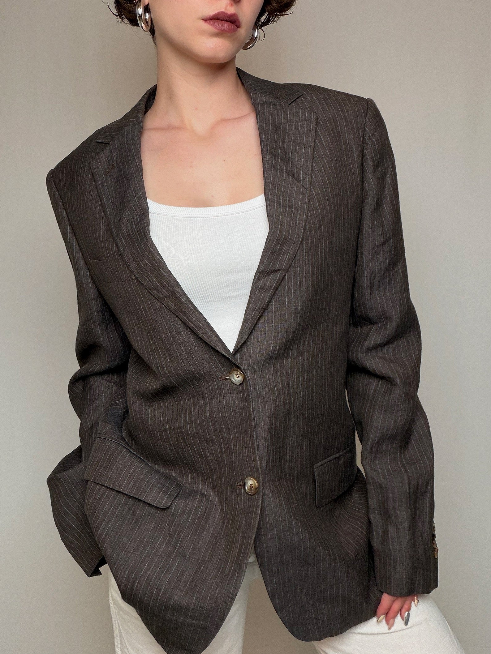 Blazer brun L vintage
