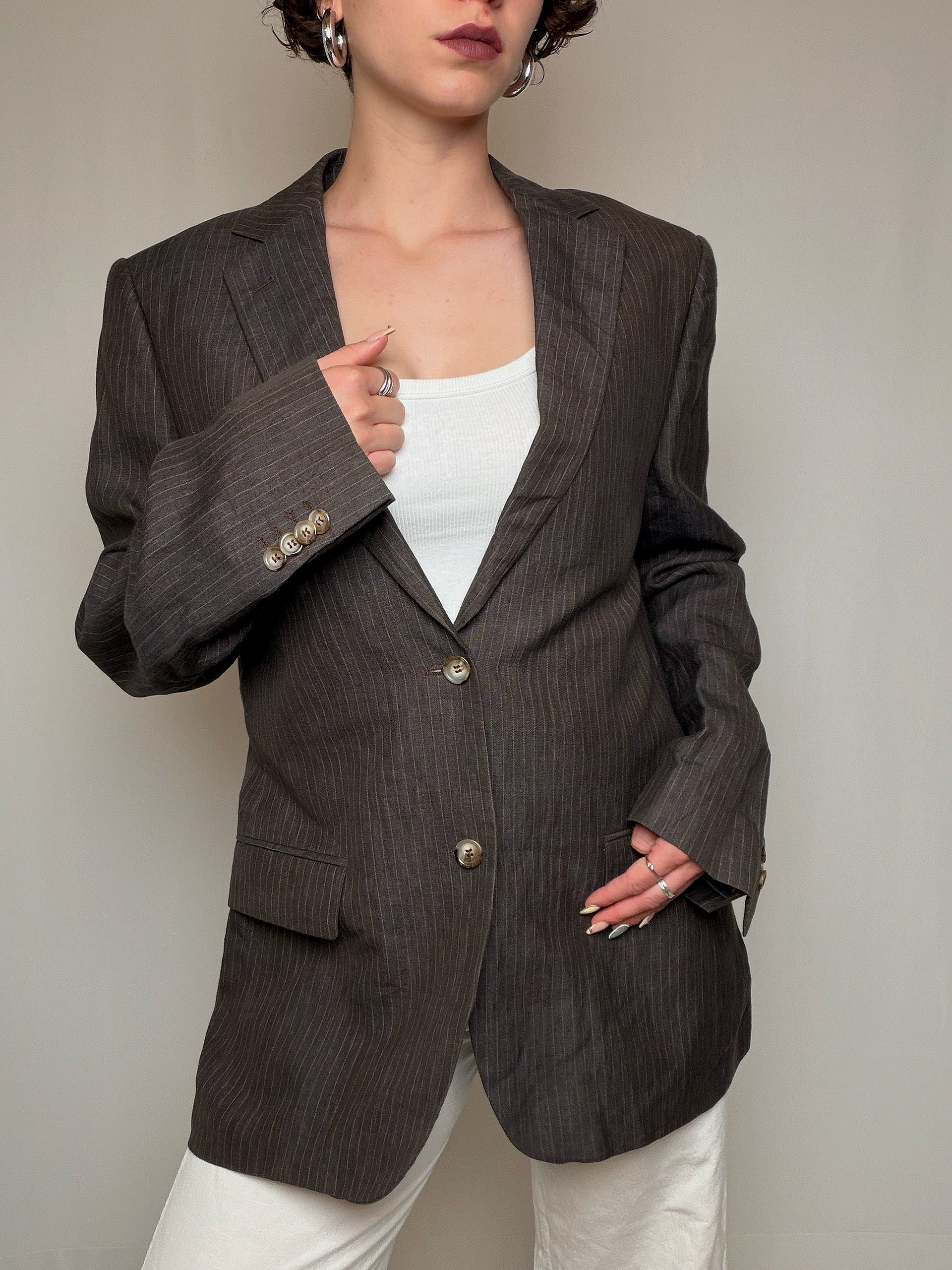 Blazer brun L vintage